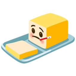 Butter and Face with thermometer
