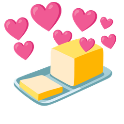 Butter and Heart with arrow