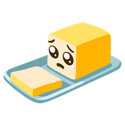 Butter and Pleading face