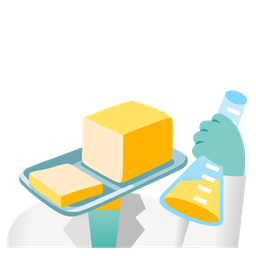 Butter and Test tube