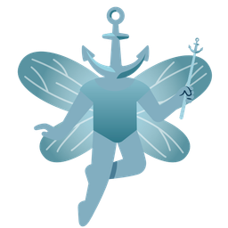 butterfly and anchor