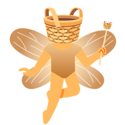 butterfly and basket