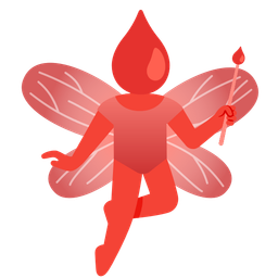 butterfly and drop of blood