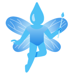 butterfly and droplet