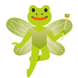 butterfly and frog