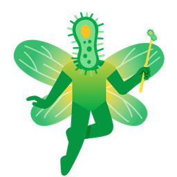 butterfly and microbe