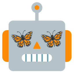 butterfly and robot
