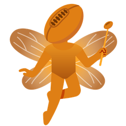 butterfly and rugby football