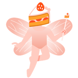 butterfly and shortcake