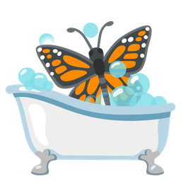 butterfly and soap