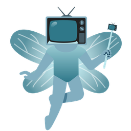 butterfly and television
