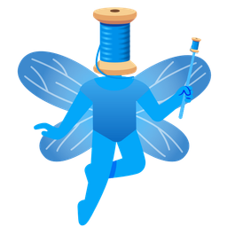 butterfly and thread