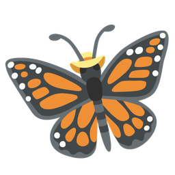 butterfly and tractor