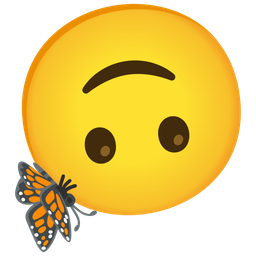 Butterfly and Upside-down face