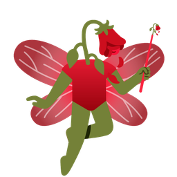 butterfly and wilted flower