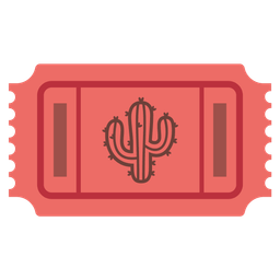 cactus and admission tickets