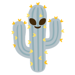 cactus and alien