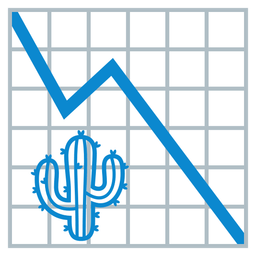 cactus and chart decreasing