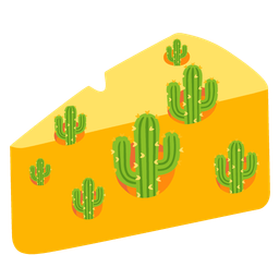 cactus and cheese wedge
