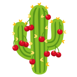 cactus and cherries