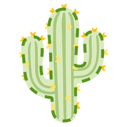 cactus and dotted line face