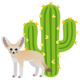 cactus and fox
