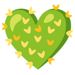 cactus and heart suit