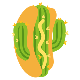 cactus and hot dog