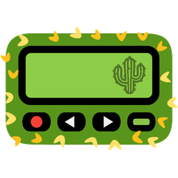 cactus and pager