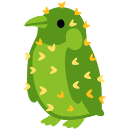 cactus and penguin