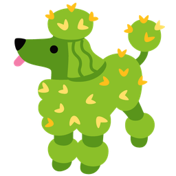 cactus and poodle
