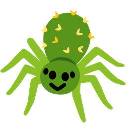 cactus and spider