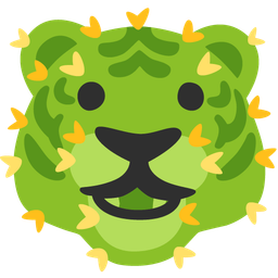 cactus and tiger face