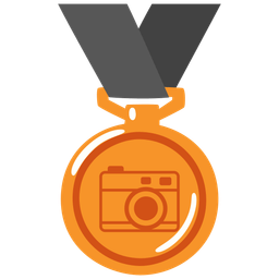 Camera and 3rd place medal