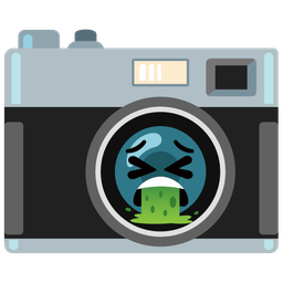 Camera and Face vomiting