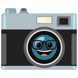 Camera and Nerd face