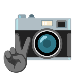 Camera and Peace symbol