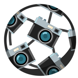 Camera and Soccer ball