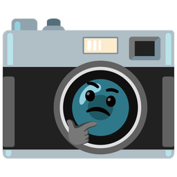 Camera and Thinking face