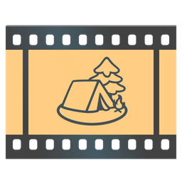 Camping and Film frames