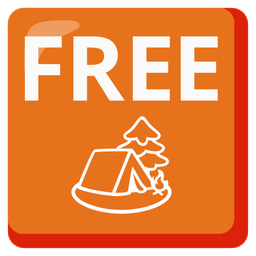 Camping and FREE button