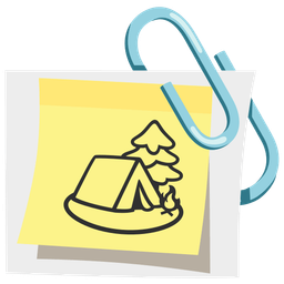 Camping and Linked paperclips