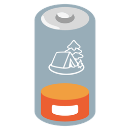 Camping and Low battery