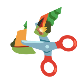 Camping and Scissors