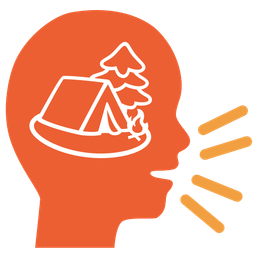 Camping and Speaking head