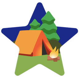 Camping and Star