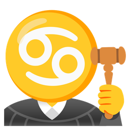 Cancer and balance scale