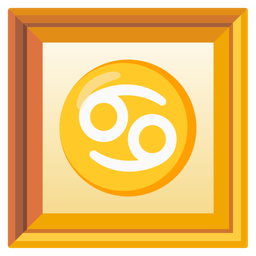 Cancer and framed picture