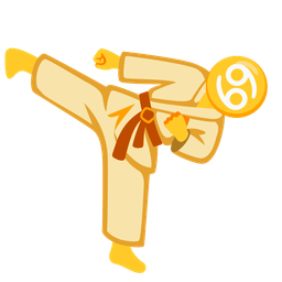 Cancer and martial arts uniform