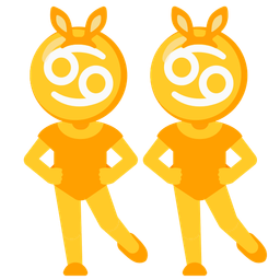 Cancer and rabbit face